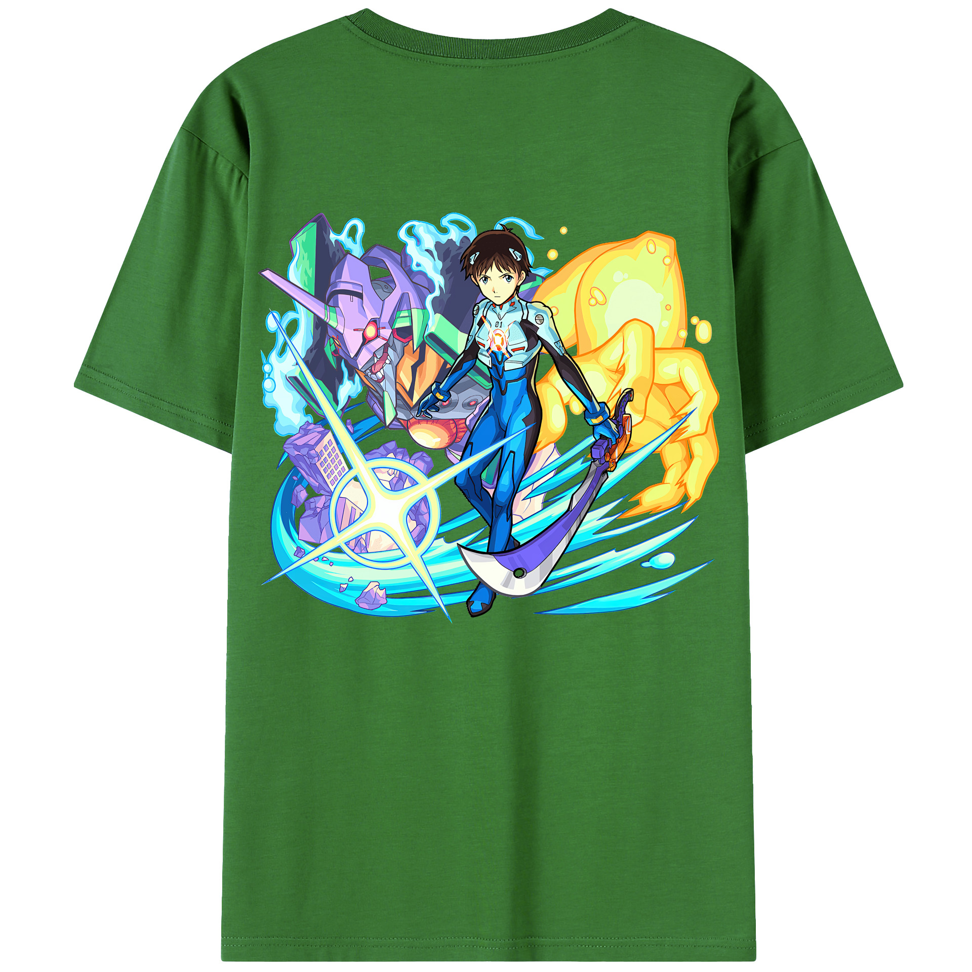 （画像用） EVA 新世紀エヴァンゲリオン レディース半袖Tシャツ(バックプリント)
